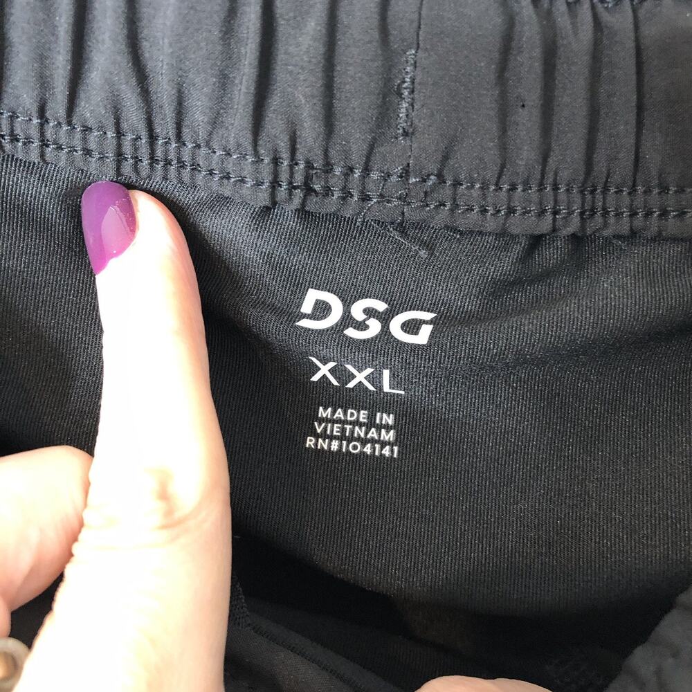 DSG NWT Men's 5" Agility 2 In 1 Moisture Wicking Shorts w/Liner Black Size XXL - Picture 4 of 9